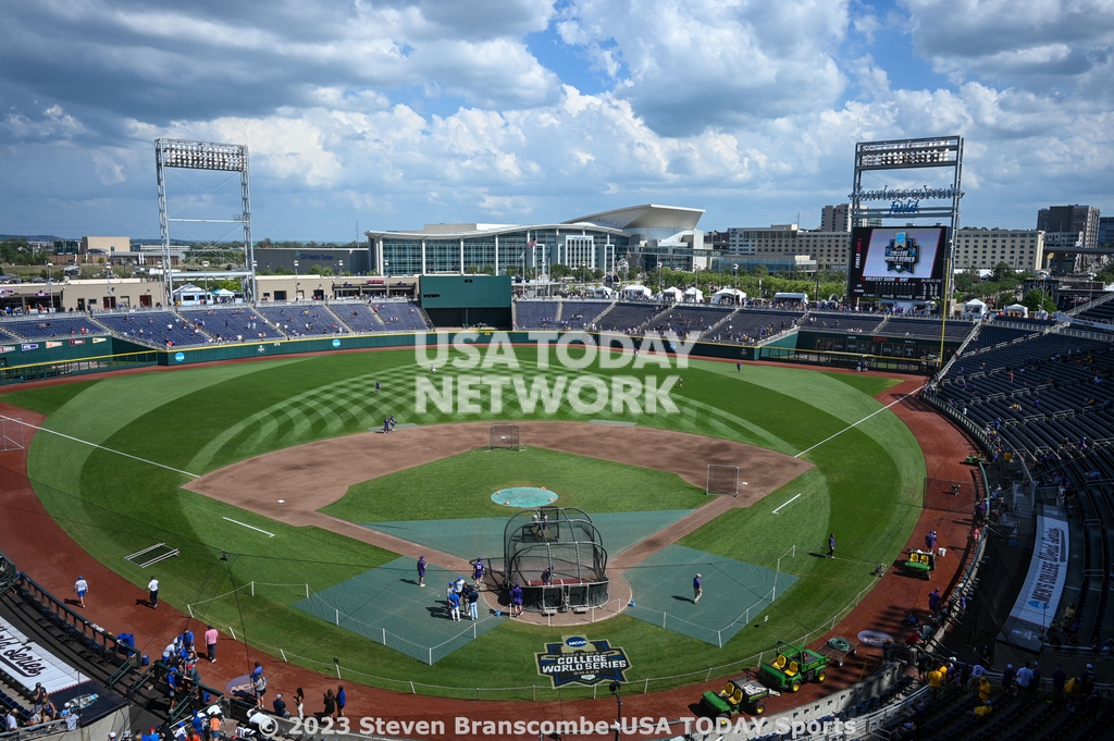 Photos: College World Series Practice Day • D1Baseball